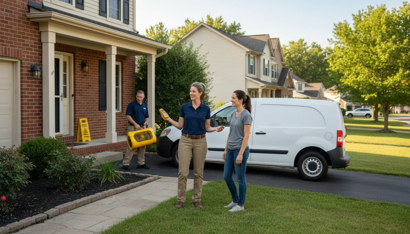 Water restoration image for Dehumidification And Cleanup Services in Kenedy, TX